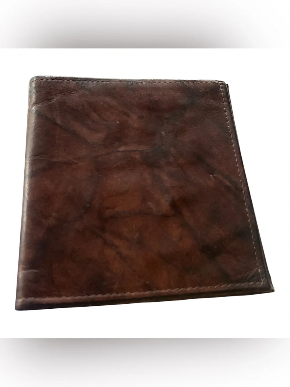 Rolfs Brown Men’s Wallet Bifold Cowhide Leather‎ Attaché Vintage